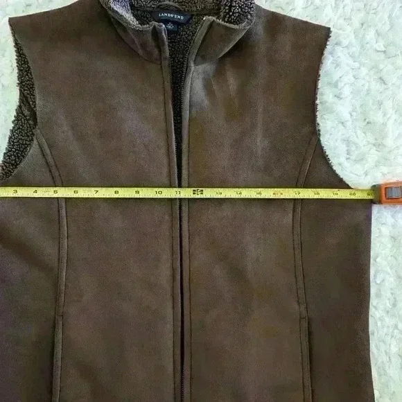 Lands End Women's Vest Size 10-12 - Picture 6 of 9